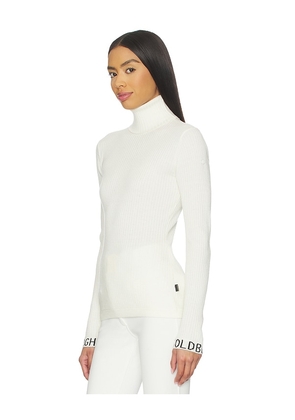 Goldbergh Mira Long Sleeve Knit Sweater in Ivory. Size L. Also in M, XL.