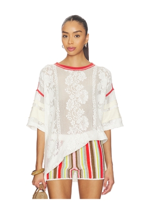 Free People X Best Match Tee in Ivory. Size M. Also in S, XL, XS.