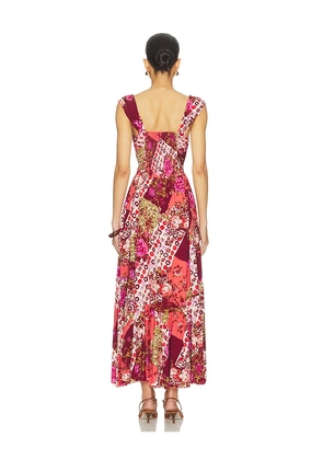 Free People Sasha Maxi Dress in Pink,Burgundy. Size L. Also in XS, S.