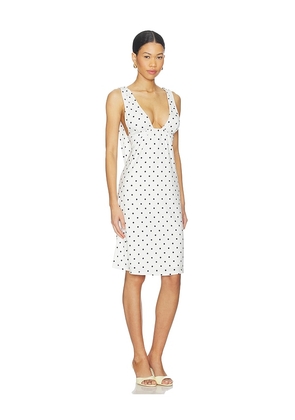Geel x REVOLVE Sabrina Dress in White,Black. Size L. Also in S, XS, M, XL.