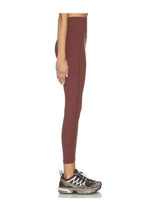 Halfdays Kara 7/8 Legging in Brown. Size L. Also in S, XS, M, XL.