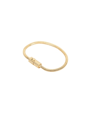 Jennifer Fisher Madison Flex Bracelet in Metallic Gold.
