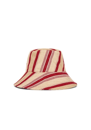 Isabel Marant Shaelyn Hat in Red.