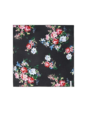 Frankies Bikinis Josie Chiffon Head Scarf in Black.