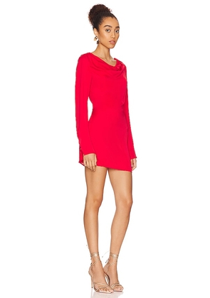 L'Academie Leda Mini Dress in Red. Size S. Also in L.