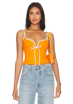 Lovers and Friends Maddison Top in Orange. Size S. Also in M.