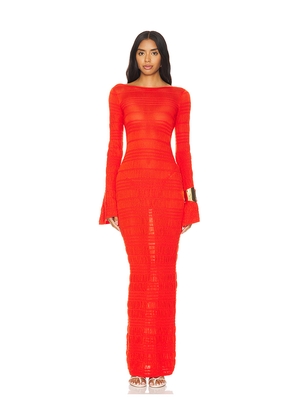 Lovers and Friends Dorit Maxi Dress in Red. Size L. Also in M, S, XS, XXS.