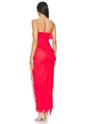 MORE TO COME Frankie Maxi Dress in Red. Size S. Also in XS.