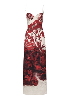 Johanna Ortiz Wool-Silk Plentiful Qualities Maxi Dress - Moda Operandi