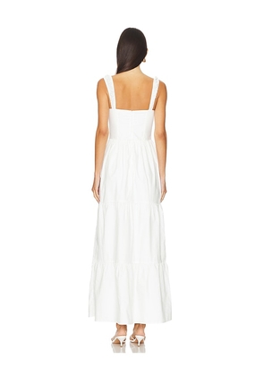 MORE TO COME Maeve Maxi Dress in White. Size M. Also in XS, XXS, S, L, XL.