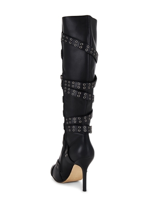 NIIHAI Nii Hai Strappy Boots in Black. Size 37. Also in 36, 38, 39, 41, 42.