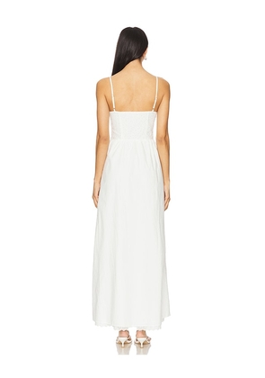 MORE TO COME Marleen Maxi Dress in White. Size M. Also in XXS.