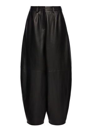 Magda Butrym Leather Wide-Leg Pants - Moda Operandi