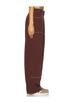 LIONESS Anchor Jeans in Cognac. Size M. Also in XS, S, L, XL.