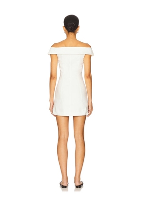 MAJORELLE Sky Mini Dress in Ivory. Size M. Also in XS, XXS, S, L.