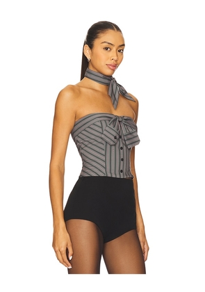 Nana Jacqueline Amber Top in Grey. Size M. Also in L.