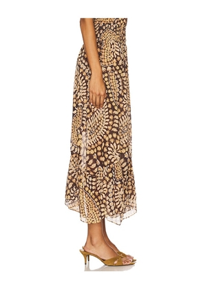 MISA Los Angeles Agyness Skirt in Brown. Size S. Also in M.