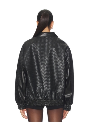 LIONESS Kenny Bomber in Black. Size L. Also in S, XS, M, XL, XXL.