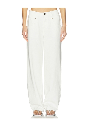 LIONESS Serenity Jeans in White. Size L. Also in M, XXS.