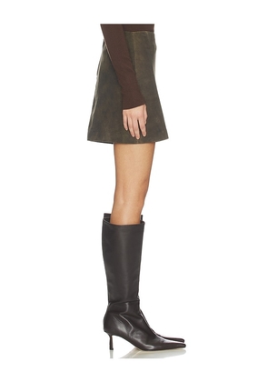 LAMARQUE Jorden Skirt in Brown. Size L. Also in S, XS, M.