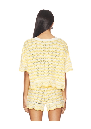 LSPACE x REVOLVE Sunchaser Top in Yellow. Size M. Also in XS, S, L, XL.