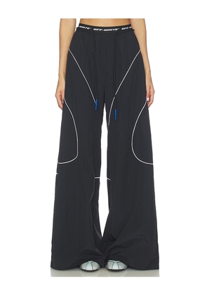 OFF-WHITE Logoband Track Pant in Black. Size S. Also in XS.