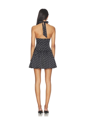 MORE TO COME Kienna Mini Dress in Black,White. Size L. Also in XXS, XS, S, M, XL.