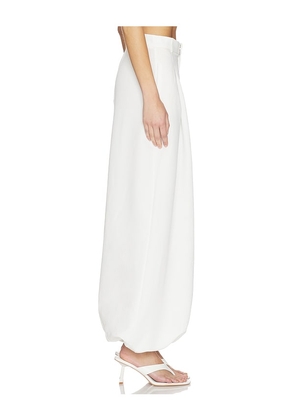 Nonchalant Label Lexi Pant in White. Size L. Also in XS, S, M.
