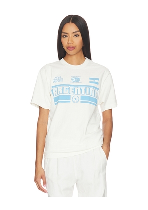 Madesome Argentina Sportwear T-shirt in White. Size L. Also in M, S, XL, XS.
