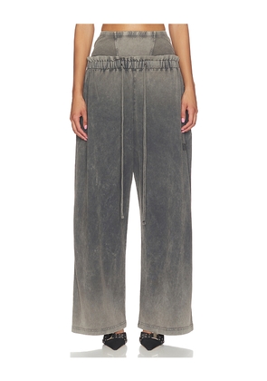 KNWLS Haze Sweatpant in Grey. Size M. Also in S, XS.