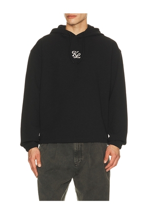 Khalhon Club Emblem Hoodie in Black. Size L. Also in M, XL/1X, XXL/2X.