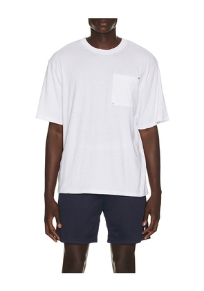 KROST Rivet T-Shirt in White. Size L. Also in S, M, XL/1X.