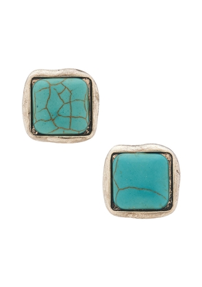 Lovers and Friends Marcella Earrings in Teal.