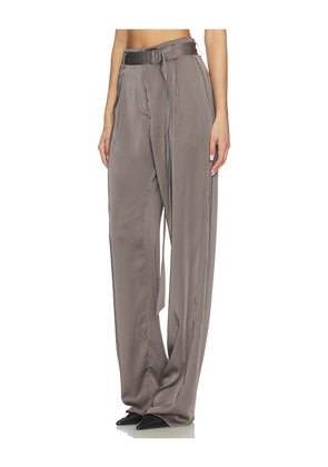 Lapointe Belted Pant in Grey. Size 0. Also in 2.