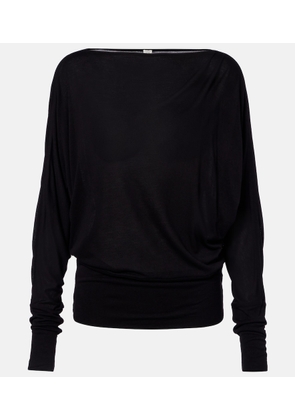 Toteme Draped jersey top