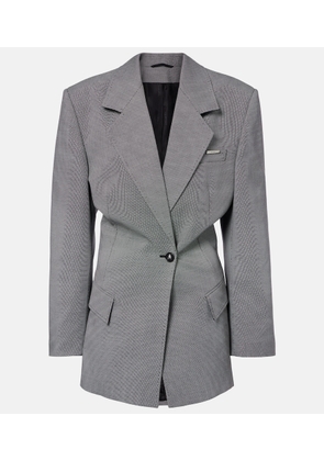 The Attico Wool and cotton blazer