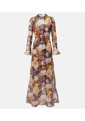 Zimmermann Alchemy belted floral maxi dress