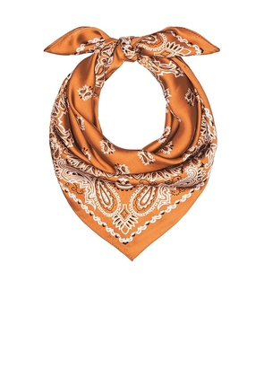 Lovers and Friends Amaya Scarf in Burnt Orange.