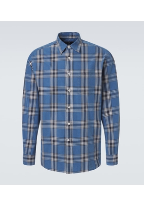 Dunhill Plaid cotton shirt