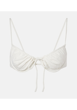 Faithfull Halo broderie anglaise bikini top