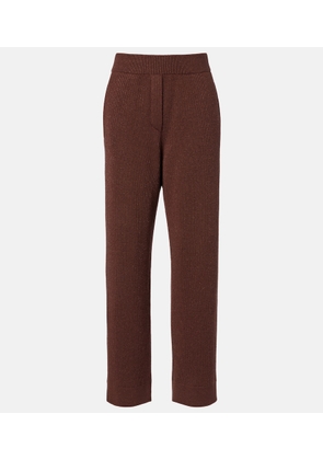 Brunello Cucinelli Cashmere-blend straight pants