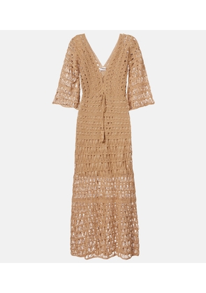 Anna Kosturova Marissa cotton crochet maxi dress