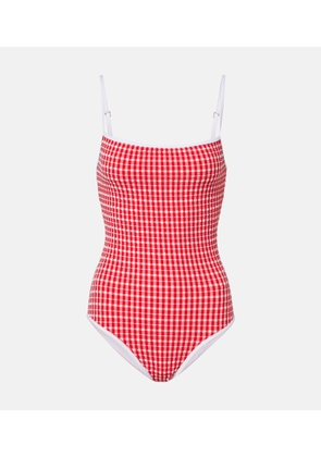 Jade Swim Layla gingham swimsuit