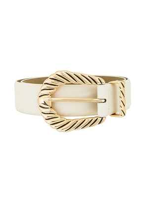 petit moments Modern Rodeo Belt in White. Size XS/S. Also in M/L.