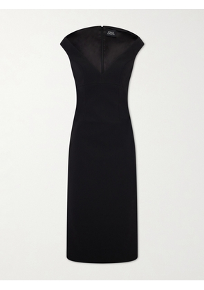 Solace London - Monica Crepe Midi Dress - Black - UK 4,UK 6,UK 8,UK 10,UK 12,UK 14,UK 16
