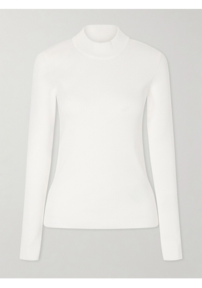Jil Sander - Ribbed-knit Jersey Sweater - Cream - IT36,IT38,IT40,IT42,IT44,IT46