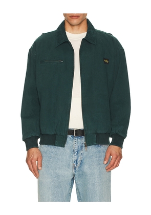 STAN RAY Roughneck Collared Bomber Jacket in Green. Size M. Also in XL/1X.