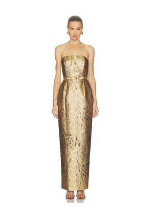 SANS FAFF Blair Dress in Metallic Gold. Size S. Also in XS.