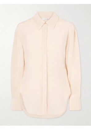 Victoria Beckham - Silk-crepe Shirt - Pink - UK 4,UK 6,UK 8,UK 10,UK 12,UK 14