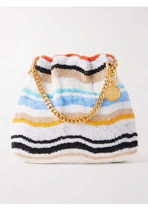 Missoni - Striped Terry Drawstring Pouch - Blue - One size